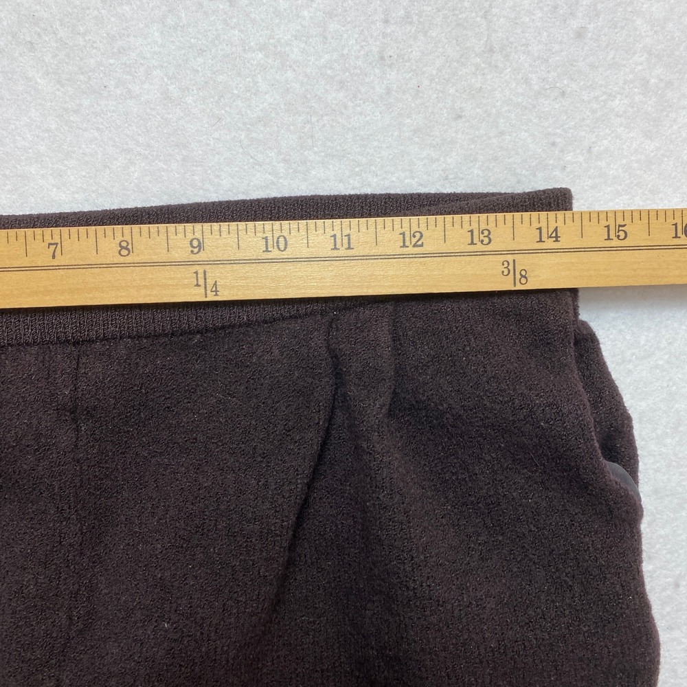 St John Collection Crop Pants Size 10 Brown Espresso Santana Knit Made in USA - Picture 4 of 5
